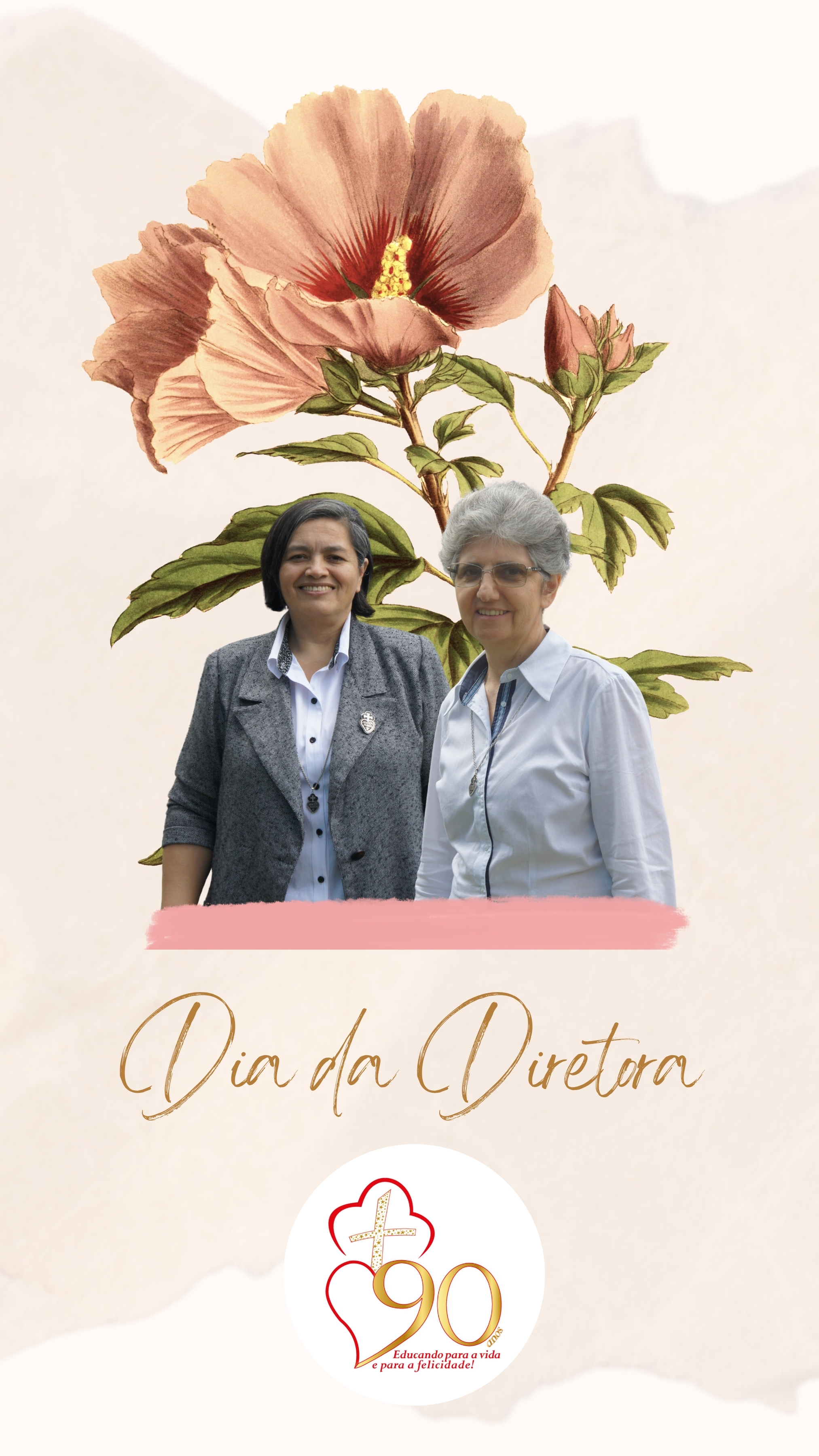 Dia da Diretora - Irmã Cleomir e Irmã Yrene São Paulo da Cruz