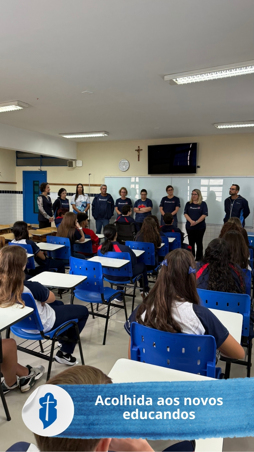 Acolhida aos novos educandos S�o Paulo da Cruz