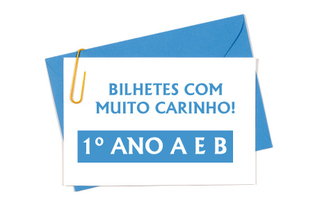 Os educandos receberam bilhetes das nossas educadoras! Quanto carinho! So Paulo da Cruz