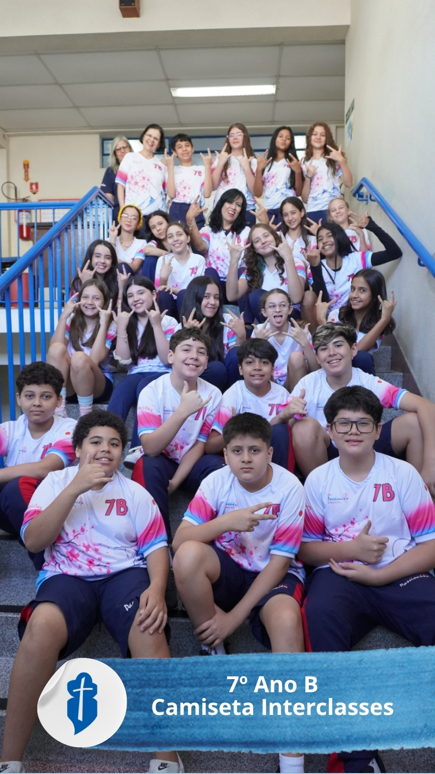 Camiseta Interclasses - 7� Ano B S�o Paulo da Cruz