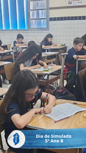 Dia de Simulado - 5� Ano B S�o Paulo da Cruz