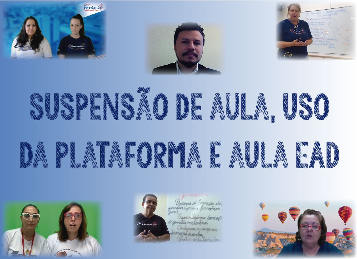 Suspenso de aula, uso da Plataforma e aula EAD So Paulo da Cruz