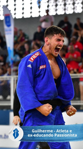 Guilherme - Atleta e ex-educando Passionista So Paulo da Cruz