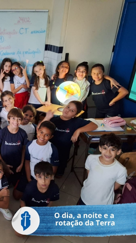 O dia, a noite e a rota��o da Terra - 4� Ano S�o Paulo da Cruz