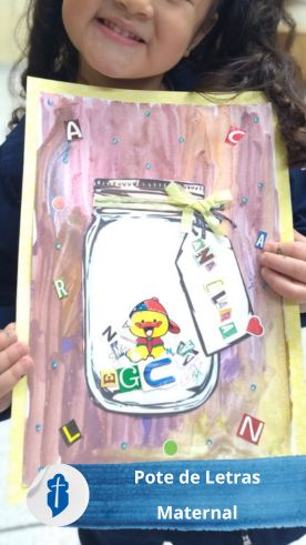 Pote de Letras - Maternal S�o Paulo da Cruz