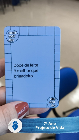 Concordo ou Discordo - 7 Ano So Paulo da Cruz