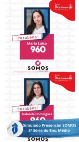 Redao Enem - Simulado SOMOS - Presencial - 3 Srie do Ens. Mdio So Paulo da Cruz
