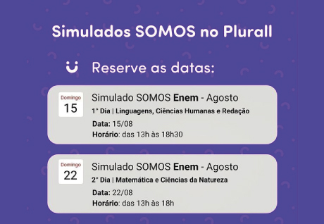 SIMULADO SOMOS: 2 e 3  Ensino Mdio So Paulo da Cruz