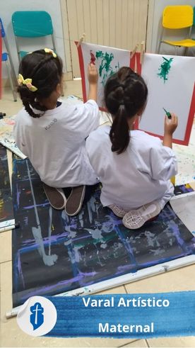 Varal Art�stico - Maternal S�o Paulo da Cruz