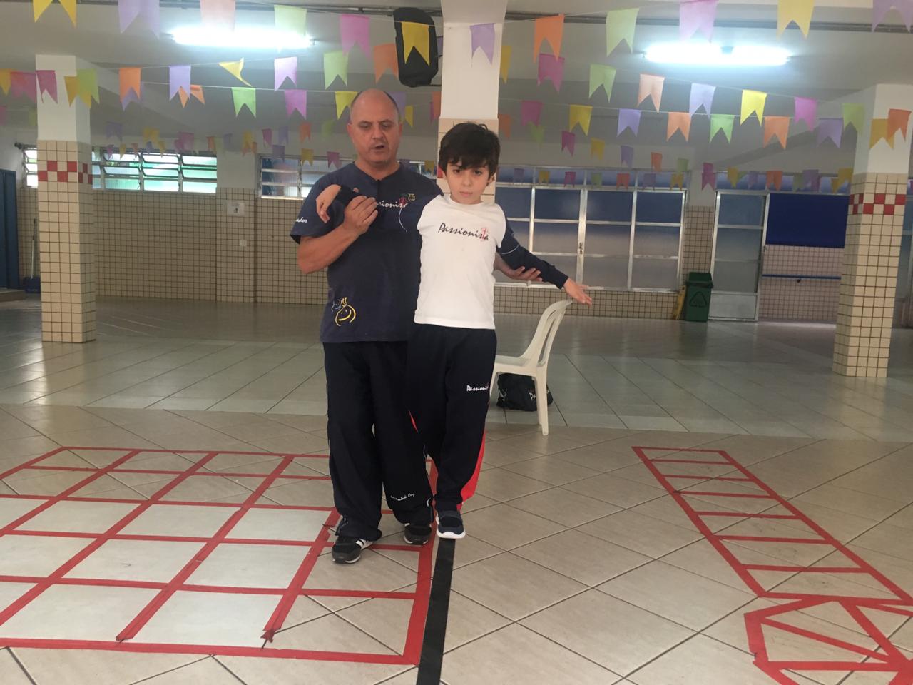 Slackline com o 3 Ano B So Paulo da Cruz