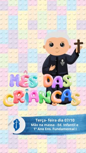 Tera- feira dia 07/10 | Mo na massa - Ed. Infantil e  1 Ano Ens. Fundamental I So Paulo da Cruz