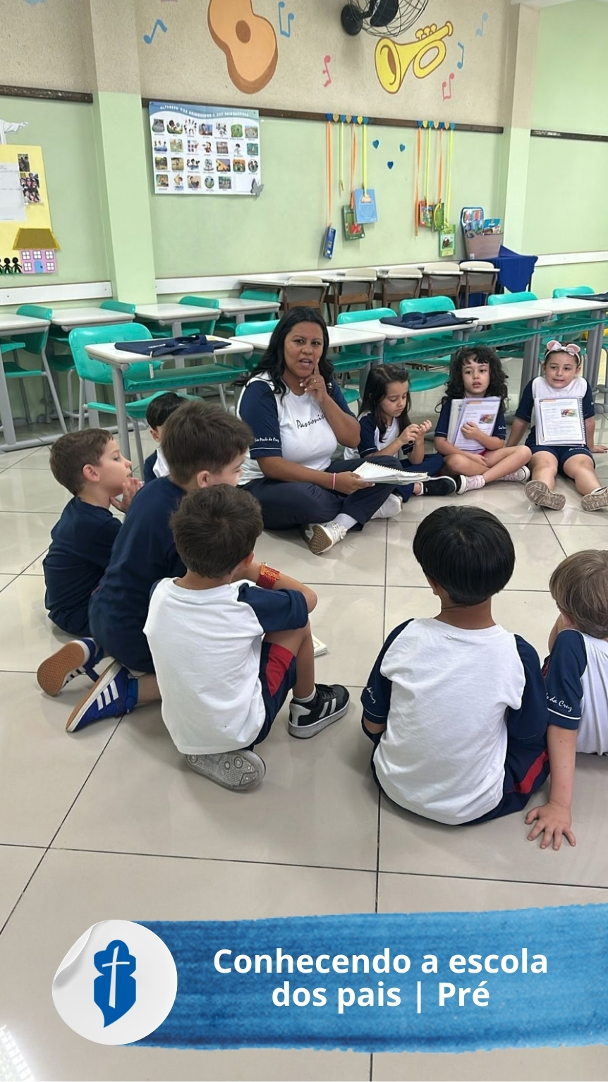 Conhecendo a escola dos pais - Pr� S�o Paulo da Cruz