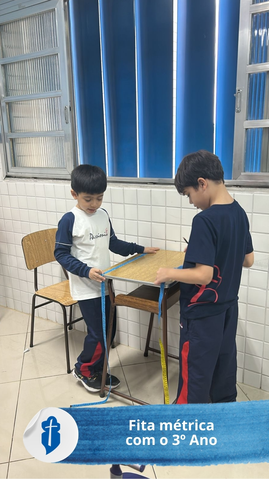 Fita m�trica com o 3� Ano S�o Paulo da Cruz