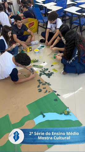 Mostra Cultural - Preparativos da 2 Srie do Ensino Mdio So Paulo da Cruz