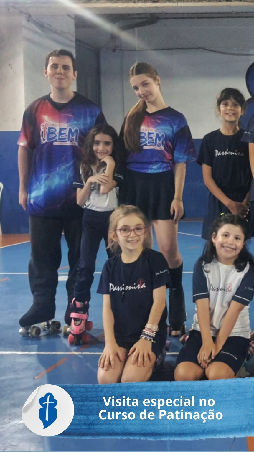 Visita especial no Curso de Patina��o - Cursos do BEM S�o Paulo da Cruz
